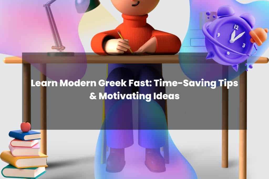 Learn Modern Greek Fast Time Saving Tips Motivating Ideas Eureka